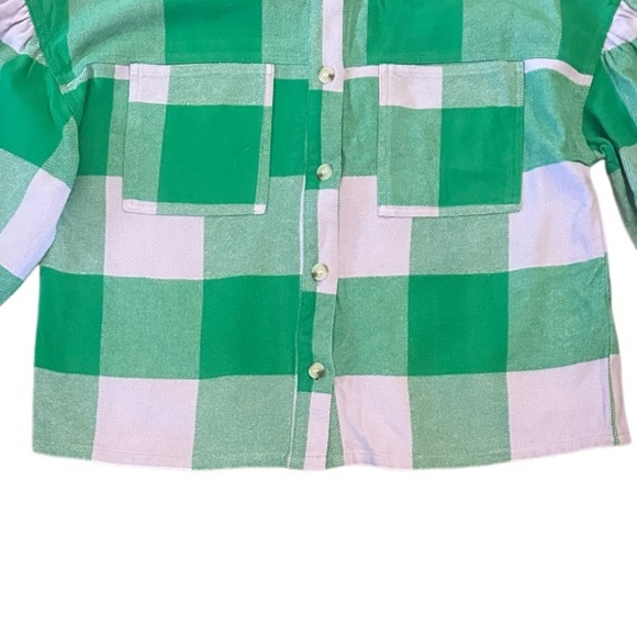 Anthropologie Sanctuary Pocket Top Shirt Plaid
Long Sleeve Shirt, Size L - Picture 6 of 15